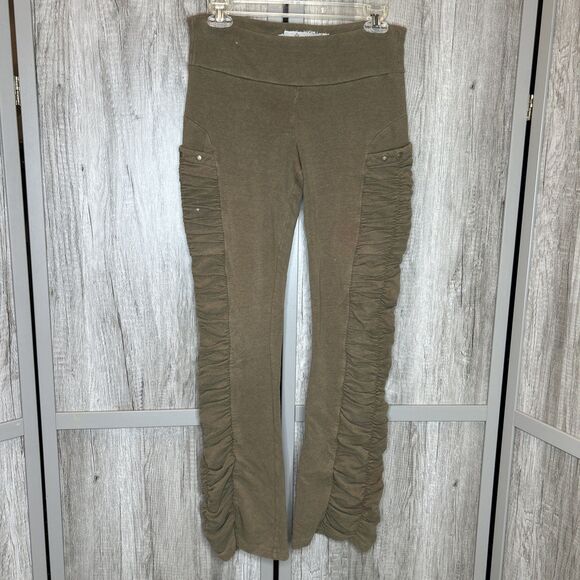 Nomads Hemp Wear Pants Hippie Bohemian Artsy Size S Pockets STAINED - Picture 1 of 5